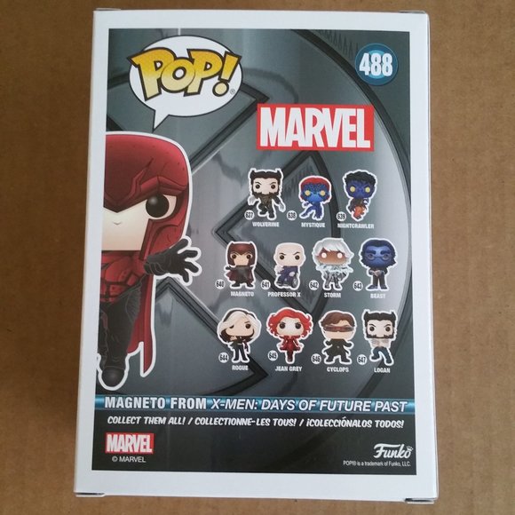 Funko Pop MARVEL X-Men MAGNETO #488 Walmart Exclusive -Missing Sticker - Picture 3 of 6